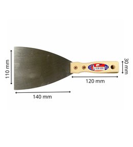 Špachtle ocel broušená YORK PROFI, 110 mm, dřevěná rukojeť