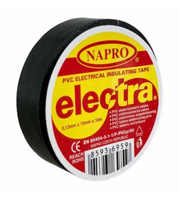 Páska elektroizolační PVC IZOVIAL, 10 m x 15 mm, černá