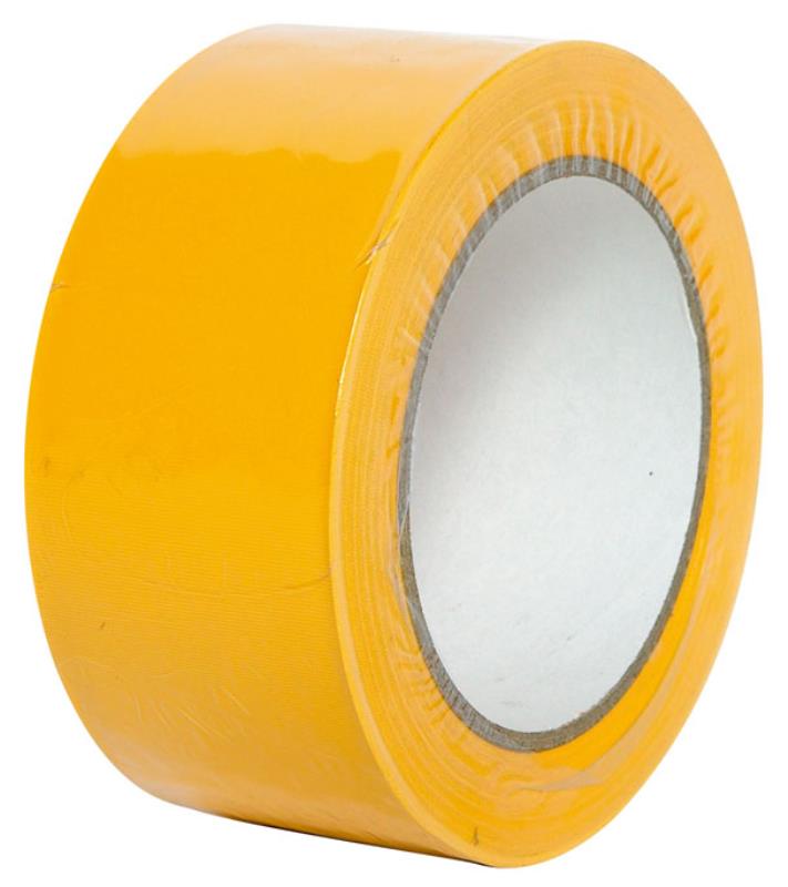 Páska maskovací UV odolná, 50 mm x 33 m, vroubkovaná, žlutá