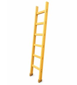 Žebřík dřevěný opěrný, 6 příček, 2 m, ENPRO PROFI
