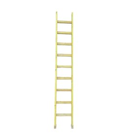 Žebřík dřevěný opěrný, 9 příček, 2,95 m, ENPRO