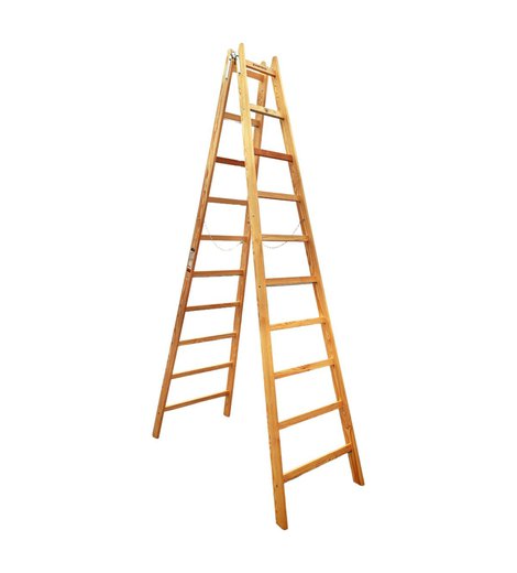 Štafle dřevěné PROFI, 10 příček, L = 315 cm, ENPRO