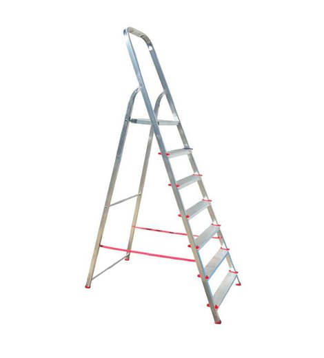 Schůdky Al, 7 příček, nosnost 120 kg, ALVE 2917