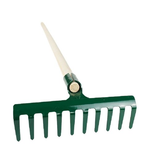 Hrábě, 10 zubů, s násadou 160 cm, FED