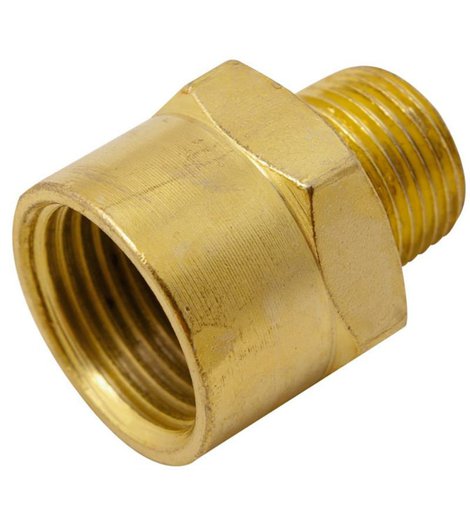 Redukce závitu 3/8" vnější, 1/2" vnitřní