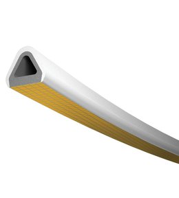 Těsnění TLT do oken a dveří, profil "D", 9 x 8 mm x 100  m, bílé