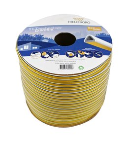 Těsnění TLT do oken a dveří, profil "D", 9 x 8 mm x 100  m, bílé