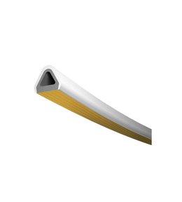 Těsnění TLT do oken a dveří, profil "D",  9 x 8 mm x 6 m, bílé