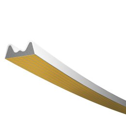 Těsnění TLT do oken a dveří, profil "K", 9 x 4 mm x 6 m, bílé