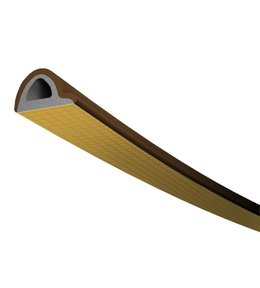 Těsnění TLT do oken a dveří, profil P 100 H, 9 x 5,5 mm, hnědé, 2 x 50 m