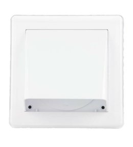 Mřížka větrací gravitační - klapka VM, 150 x 150 mm GK/100 mm, bílá 0239