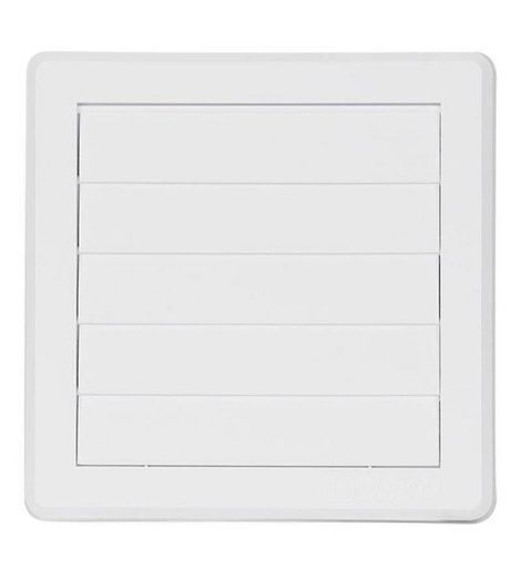 Mřížka větrací gravitační VM, 175 x 175 mm G/125 mm, bílá 0233