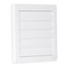 Mřížka větrací gravitační VM, 175 x 175 mm G/125 mm, bílá 0233