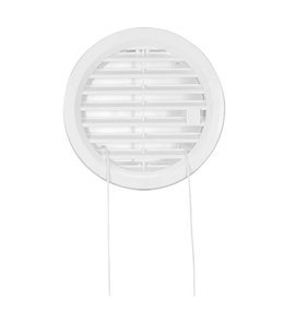 Mřížka větrací kruhová uzavíratelná VM, Ø 110 mm UB, bílá 0421