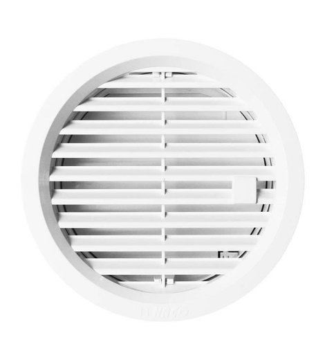 Mřížka větrací kruhová uzavíratelná VM, Ø 125 mm UB, bílá 0423