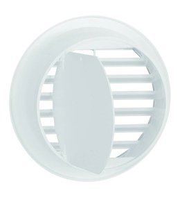 Mřížka větrací kruhová uzavíratelná VM, Ø 125 mm UB, bílá 0423