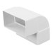 Koleno svislé CKP, 2 x 110 x 55 mm 0617