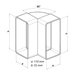 Koleno svislé CKP, 2 x 110 x 55 mm 0617