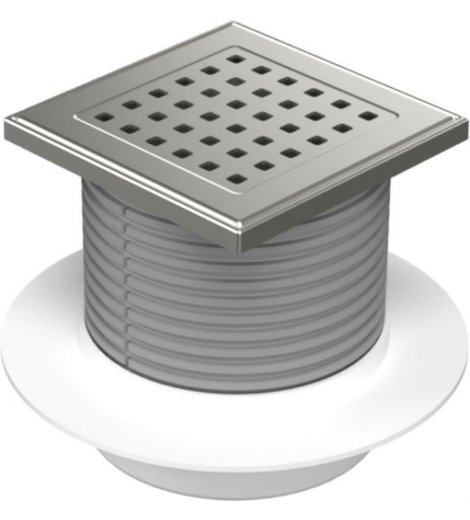 Vpusť podlahová spodní D 50 mm, límec, mřížka GATE, ENPRO