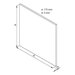Panel plexi, šedý, AV DRIM 0944/6
