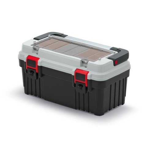 Box OPTIMA, krabičky, plastová klipsa, 470 x 256 x 238 mm, 20", Kistenberg