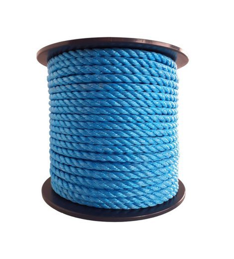 Šňůra stáčená PP 4 mm, 200 m, modrá, ENPRO
