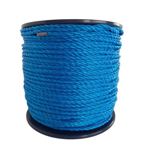 Lano stáčené PP 12 mm, 100 m, modré, ENPRO