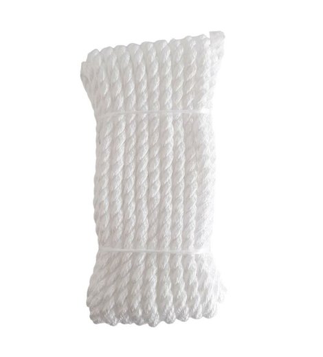 Lano stáčené PPV 10 mm, 10 m, bílé, ENPRO