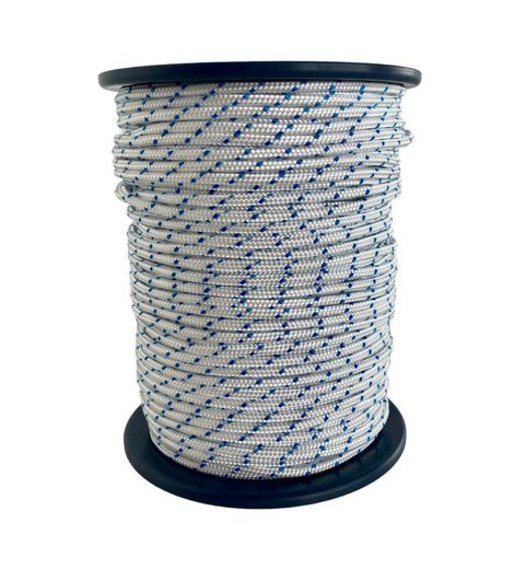 Šňůra startovací TORNÁDO, PA 4 mm, 100 m, bílo-modrá (4,4 kN), ENPRO