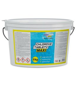 Chemie bazénová, Chlorové tablety MAXI, 5 kg, SILCO