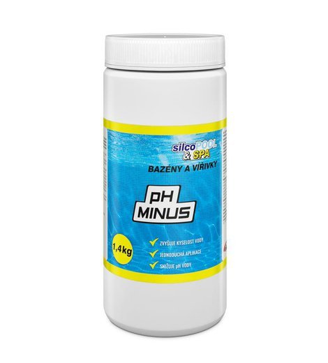 Chemie bazénová, pH minus, 1,4 kg, SILCO