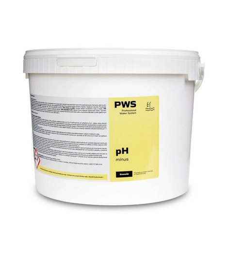 Chemie bazénová, Granulát pH mínus 7,5kg, PWS