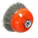 Kartáč čelní drátěný ocelový, závit M14 80 20, FASTER TOOLS