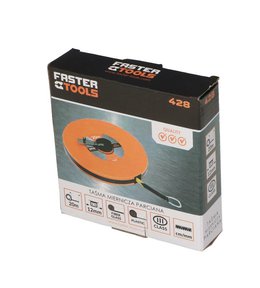 Pásmo měřící popruhové 20 m, FASTER TOOLS