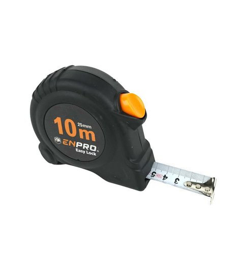 Metr svinovací, 10 m x 25 mm, ENPRO Easy Lock