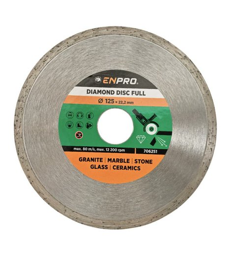 Kotouč diamantový plný Ø 125 x 22.2 mm, ENPRO
