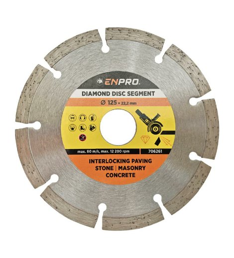 Kotouč diamantový segment Ø 125 x 22.2 mm, ENPRO