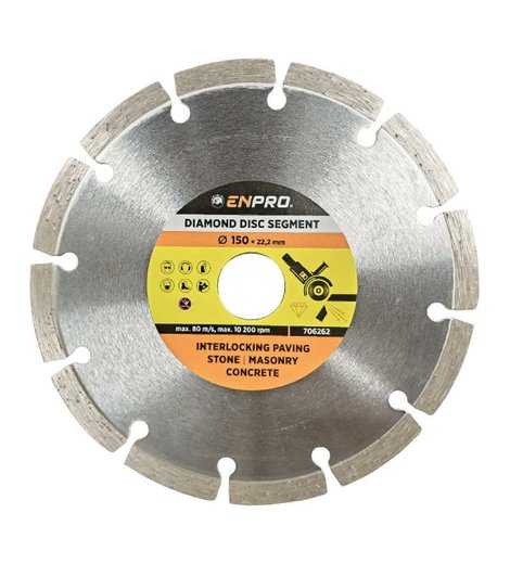 Kotouč diamantový segment Ø 150 x 22.2 mm, ENPRO