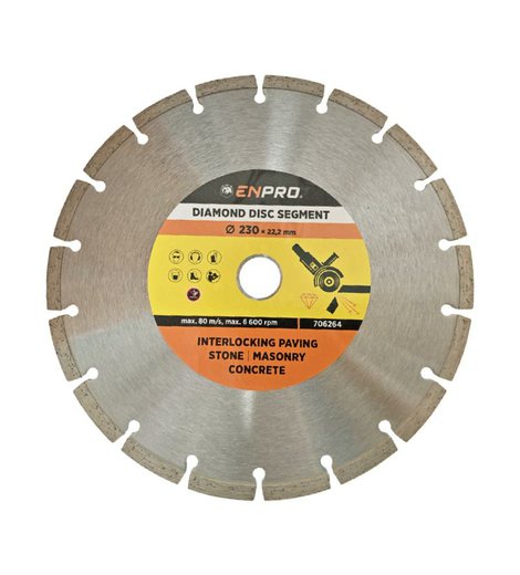 Kotouč diamantový segment Ø 230 x 22.2 mm, ENPRO