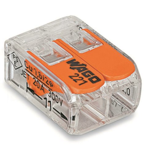 Svorka WAGO 221-412, 2 pólová