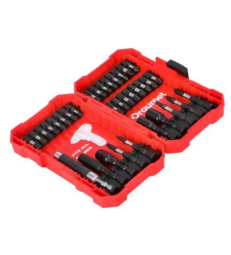 Sada bity rázové, 34 dílná, DRAUMET