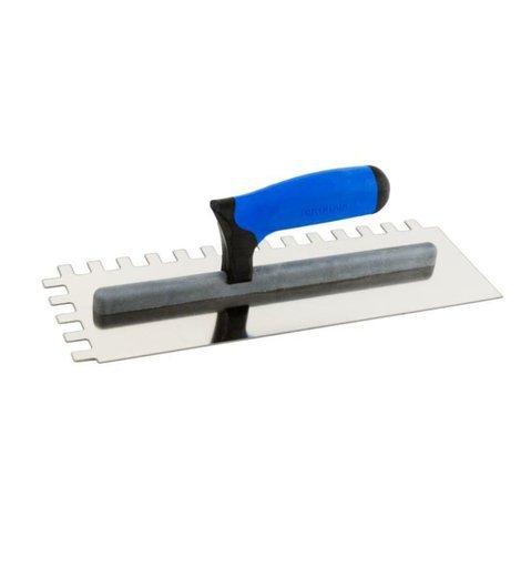 Hladítko nerezové 130 x 355 mm zub 12 x16 mm VELKÝ FORMÁT