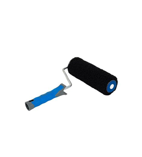 Váleček pro nanášení jemných omítek, 230 mm, černý, s držákem