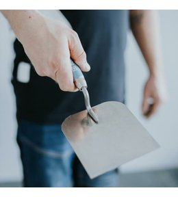 Lžíce nerez vymazávací, 100 mm, dřevěná rukojeť M