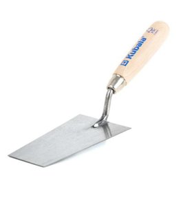 Lžíce ocel broušená, 145 x 80 x 55 mm, dřevěná rukojeť